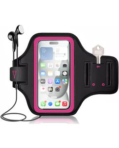 Mobigear Go Active Handyhalterung Joggen Neopren Sporthülle Sportarmband - large - Pink