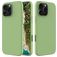 Mobigear Rubber Touch iPhone 16 Pro Max Silikon Hülle Backcover - Grün