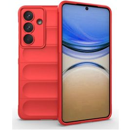 Mobigear Bumpy Samsung Galaxy S26 Plus Hülle Flexibles TPU Backcover - Rot