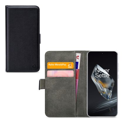 Mobilize Classic Gelly Wallet OnePlus 12 Klapphülle Portemonnaie - Schwarz