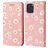 Mobigear Daisies iPhone 12 Pro Max Hülle Klapphülle Geldbörse - Pink
