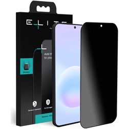 Elite Samsung Galaxy A57 Panzerglas Gehärtetes Glas Displayschutz Privacy - Hüllenfreundlich - Schwarz