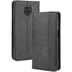 Mobigear Sensation Xiaomi Redmi Note 9S Hülle Klapphülle Geldbörse - Schwarz