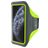 Mobiparts Comfort Fit Handyhalterung Joggen iPhone 11 Pro Sporthülle Neopren Sportarmband - Neon Green