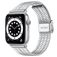 Mobigear Kopenhagen Edelstahl Apple Watch Armband Klappschließe - 42/41/40/38 mm - Silber