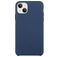 Mobigear Rubber Touch iPhone 15 Plus Silikon Hülle Backcover - Dunkelblau