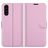 Mobigear Classic Sony Xperia 10 III Hülle Klapphülle Geldbörse - Pink