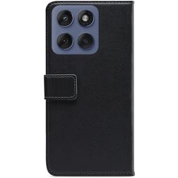 Mobilize Classic Gelly Motorola Edge 60 Fusion Hülle Klapphülle Geldbörse - Schwarz