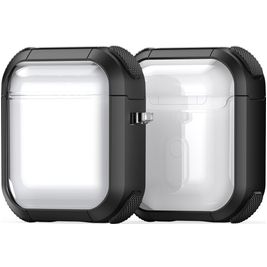Mobigear Shockproof Apple AirPods 1 Hardcase Hülle - Schwarz