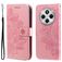 Mobigear Flowers Xiaomi Redmi 14C Hülle Klapphülle Geldbörse - Roségold
