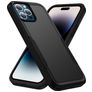 Mobigear Heavy Armor iPhone 14 Pro Hülle Hardcase Backcover Stoßfest - Schwarz