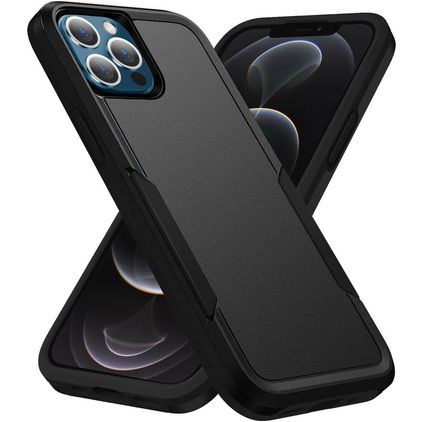 Mobigear Heavy Armor iPhone 14 Pro Max Hülle Hardcase Backcover Stoßfest - Schwarz