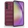 Mobigear Bumpy Samsung Galaxy A56 Hülle Flexibles TPU Backcover - Wine Red