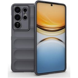 Mobigear Bumpy Samsung Galaxy S26 Ultra Hülle Flexibles TPU Backcover - Grau