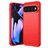 Mobigear Brushed Slim Google Pixel 11 Pro XL Hülle Flexibles TPU Backcover - Rot