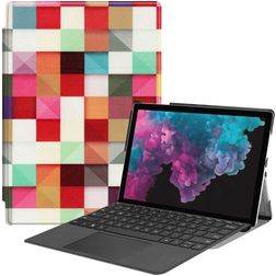 Mobigear Design Microsoft Surface Pro 6 Klapphülle - Mosaik