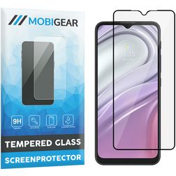 Mobigear Premium Motorola Moto G20 Panzerglas Gehärtetes Glas Displayschutz - Hüllenfreundlich - Schwarz