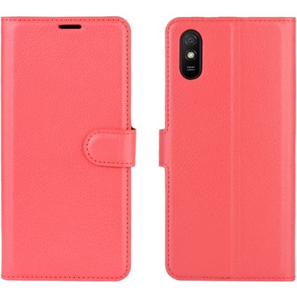 Mobigear Classic Xiaomi Redmi 9A Klapphülle Portemonnaie - Rot