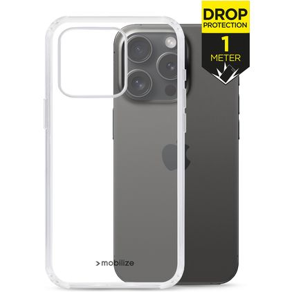 Mobilize Naked Protection Transparent iPhone 15 Pro Hardcase Backcover Shockproof - Transparent