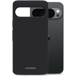 Mobilize Rubber Gelly Google Pixel 11 Pro XL Hülle Flexibles TPU Backcover - Schwarz