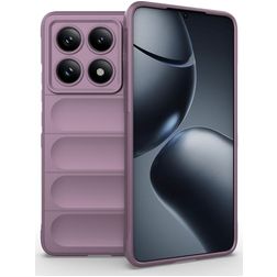 Mobigear Bumpy Xiaomi 14T Pro Hülle Flexibles TPU Backcover - Lila