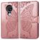 Mobigear Butterfly Nokia 6.2 Hülle Klapphülle Geldbörse - Roségold