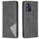 Mobigear Rhombus Slim Motorola Moto E13 Hülle Klapphülle - Schwarz