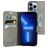 Mobiparts Classic Wallet iPhone 13 Pro Hülle Klapphülle Geldbörse - Granite Grey