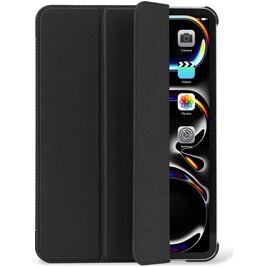 Decoded Textured Slim iPad Pro 11 Zoll (2024) Hülle Flexibles Silikon Klapphülle - Charcoal