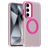 Mobigear Shockproof Samsung Galaxy S24 FE MagSafe Hülle Hardcase Backcover - Pink
