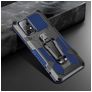 Mobigear Armor Stand Samsung Galaxy A52s 5G Hülle Hardcase Backcover Stoßfest mit Ständer - Schwarz / Blau