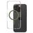 CARE by PanzerGlass Urban Combat iPhone 16 Pro MagSafe Hardcase Backcover - Transparent / Grün