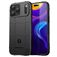 Mobigear Rugged Shield iPhone 17 Pro Max Hülle Flexibles TPU Backcover Stoßfest - Schwarz