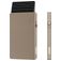 Valenta Cardprotector Aluminium Kartenetui - 7 Karten - MagSafe Kompatibel - Gold