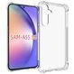 Mobigear Cushion Durchsichtig Samsung Galaxy A55 Hülle Flexibles TPU Backcover Stoßfest - Transparent