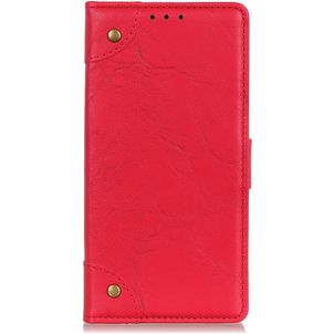 Mobigear Ranch OPPO Reno 4 Hülle Klapphülle Geldbörse - Rot