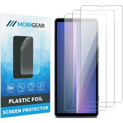 Mobigear Sony Xperia 5 V Displayschutz Schutzfolie - Hüllenfreundlich (3er Pack)