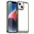 Mobigear Crystal iPhone 15 Hülle Hardcase Backcover - Transparent / Grau