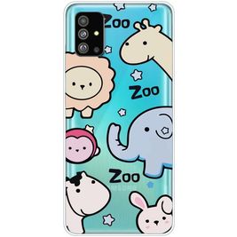 Mobigear Design Samsung Galaxy S20 Plus Hülle Flexibles TPU Backcover - Zoo