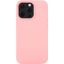 Mobigear Rubber Touch iPhone 14 Pro Silikon Hülle Backcover - Blossom Pink