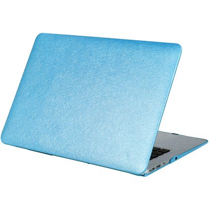 Mobigear Silk Texture MacBook Pro 15 Zoll (2008-2012) Hardcase Hülle MacBook Case - Blau - Model A1260 / A1286