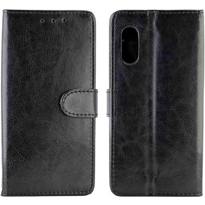 Mobigear Wallet Samsung Galaxy Xcover Pro Hülle Klapphülle Geldbörse - Schwarz