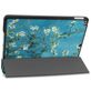 Mobigear Tri-Fold iPad 7 (2019) Hülle Klapphülle - Mandelblüten
