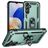 Mobigear Armor ring Samsung Galaxy A16 Hardcase Backcover Shockproof mit Ringhalter - Grün
