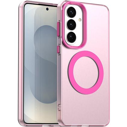 Mobigear Shockproof Samsung Galaxy S26 MagSafe Hülle Hardcase Backcover - Rot