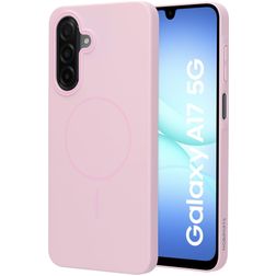 Mobiparts Slim Line Samsung Galaxy A17 MagSafe Hardcase Backcover - Blush Pink