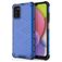 Mobigear Honeycomb Samsung Galaxy A03s Hülle Hardcase Backcover Stoßfest - Blau
