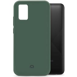 Mobilize Rubber Gelly Samsung Galaxy A02s Hülle Flexibles TPU Backcover - Matt Green