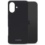 Mobilize Rubber Gelly iPhone 17 Hülle Flexibles TPU Backcover - Schwarz
