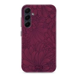 MIO Samsung Galaxy A55 MagSafe Hülle Hardcase Backcover - Berry Blooms